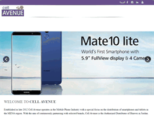 Tablet Screenshot of cellavenue.com